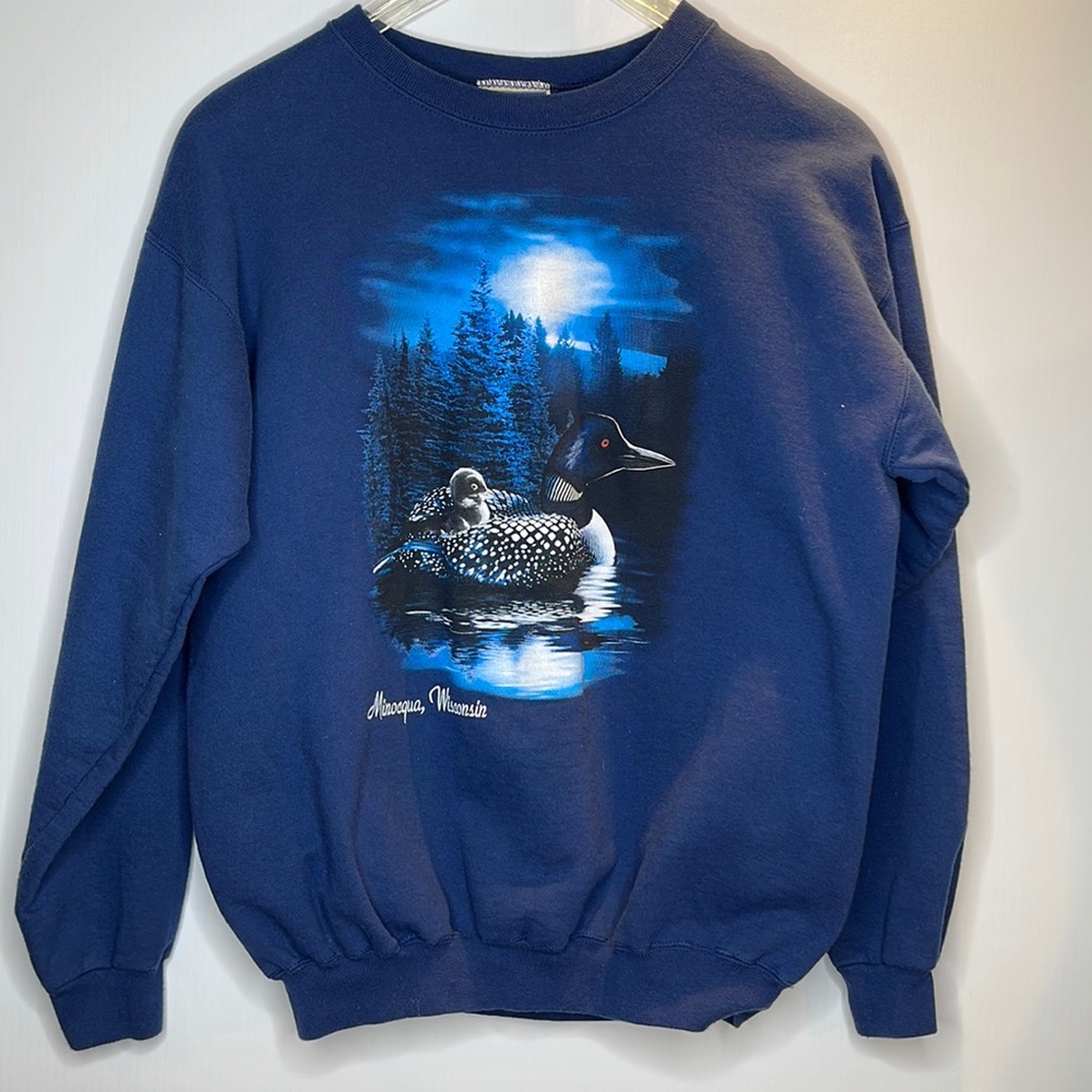 Vintage Hanes Monique, Wisconsin Duck Sweatshirt M